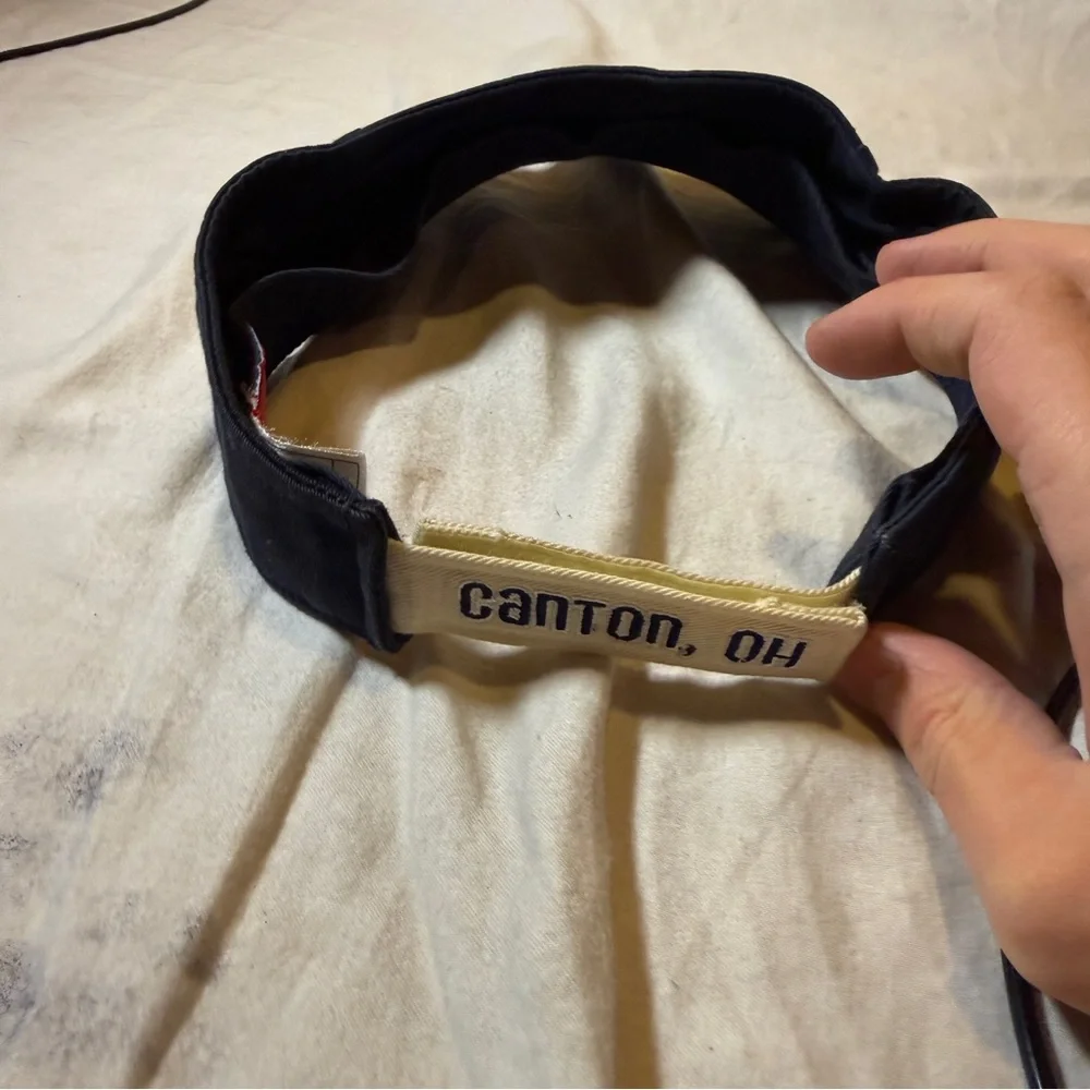 Vintage 2002 Pro Football Hall of Fame Canton, Ohio Reebok Visor Y2K